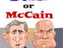 Bush or McCain